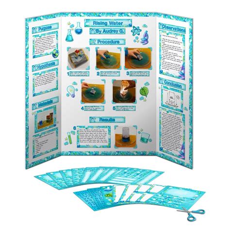 chemistry science fair display board poster project kit science