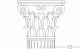 Corinthian Capital Drawing Columns Getdrawings Detail sketch template