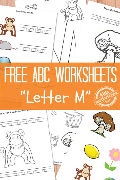 letter  worksheets  kids printable
