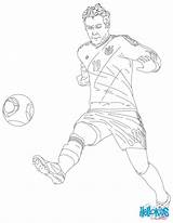 Soccer Coloring Pages Bilder Players Color Fotbollsspelare sketch template