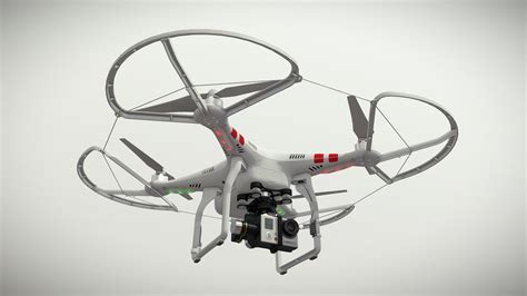 dji phantom  quadcopter prop guard gopro hero buy royalty   model  doverstock