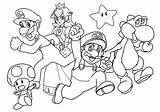 Coloring Mario Brothers Pages Printable Super Sheets Popular sketch template