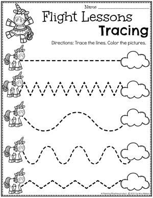 unicorn worksheets preschool planning playtime