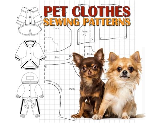 dog clothes patterns   sizes create individual etsy