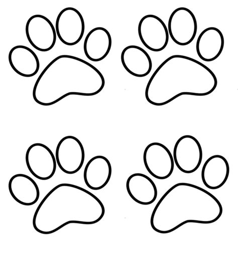 dog paw print coloring page images   finder