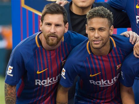 Lionel Messi Says His Goodbye To Neymar Ahead Of The