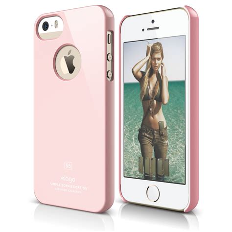 S5 Slim Fit Case For Iphone 5 5s Se Lovely Pink Elago Slg Design