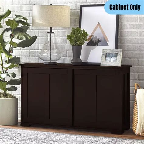 stackable sliding door sideboard buffet storage cabinet console table