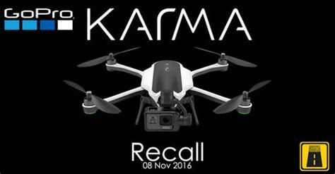 gopro karma recall due  performance issues action gear