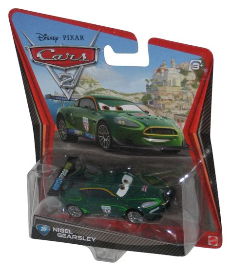Disney Pixar Cars 2 Movie Nigel Gearsley 20 Green Die Cast Toy Car Ebay