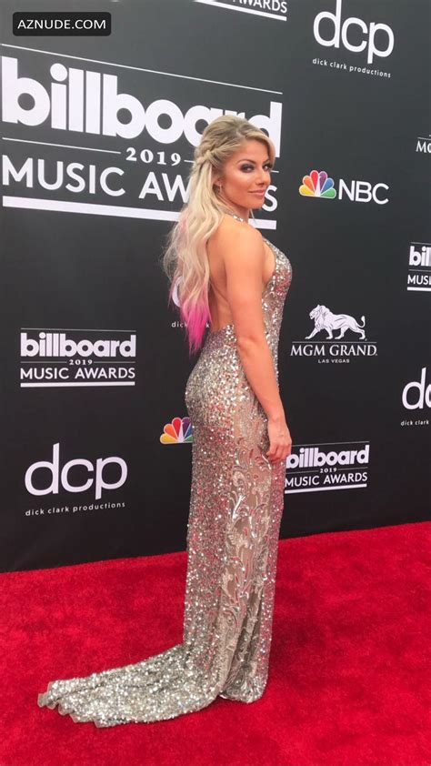 Alexa Bliss Sexy Wearing A Beautiful Dress At The 2019