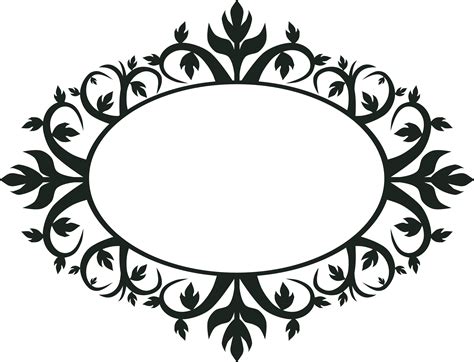 collection  vintage oval frame png pluspng