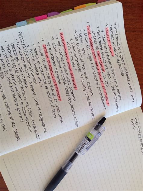 write good study notes ainslie hand