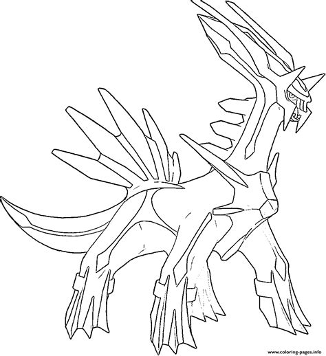 dialga coloring pages coloring pages