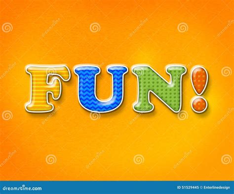 fun colorful letters concept stock photo image