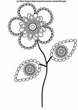 Plotter Blume Pinnwand Auswählen Plotten sketch template