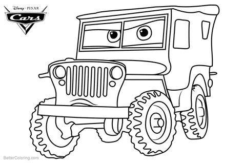 coloring pages  cars