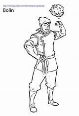 Korra Coloring Pages Avatar Legend Bolin Teen Titans Last Movie Print Printable Army Team Library Clipart Standing sketch template