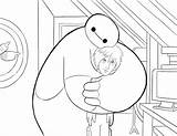 Baymax sketch template