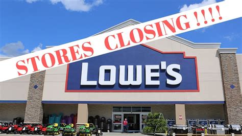 lowes closing stores youtube