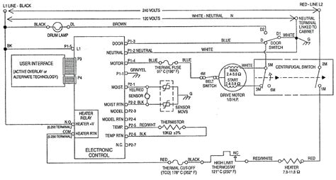 wiring diagram  ge dryer motor