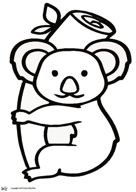 printable koala template