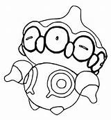 Pokemon Claydol Coloring Pages Pokémon Morningkids sketch template
