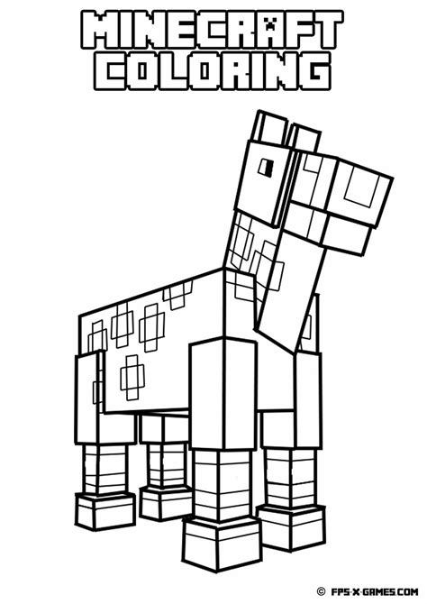 minecraft coloring pages spider  getdrawings