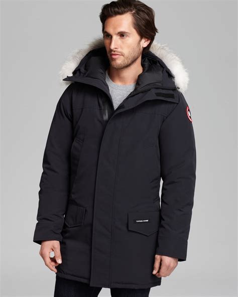 Lyst Canada Goose Langford Parka With Fur Hood In Blue