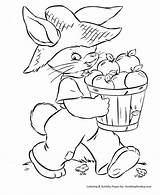 Bunny Coloring Pages Easter Peter Cottontail Rabbit Template Sheets Printable Templates Colouring Book Spring Farm Kids Shape Print Animal Fun sketch template