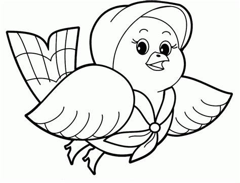 easy animal coloring pages  kids coloring home