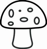 Toadstool Clip Clipart sketch template
