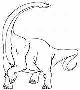 Argentinosaurus Sauropod sketch template