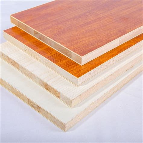 Melamine Faced 18mm Laminated Block Board For Furniture And Decoration