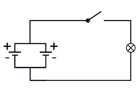 parallel battery diagram