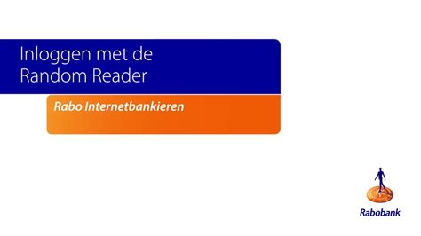 inloggen met de random reader comfort youtube