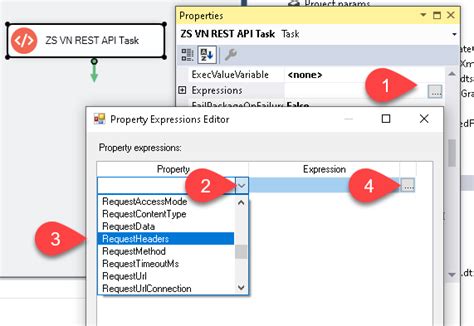 How To Parameterize Ssis Task Property Using Expression To Make It