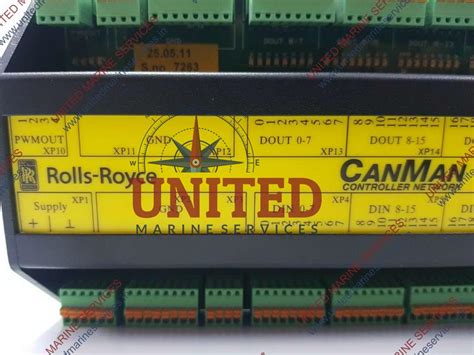 rolls royce slio  canman controller network united marine services