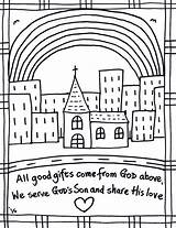 Talents God Gifts Church Using Parable Coloring Gods sketch template