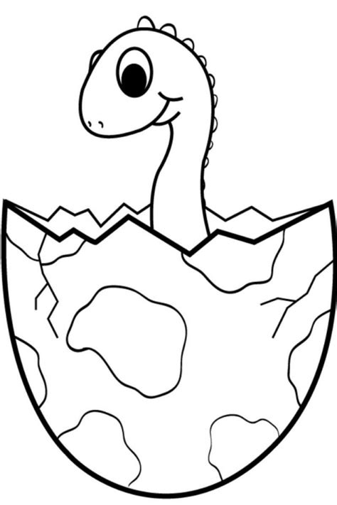 simple dinosaur coloring pages  kids background colorist