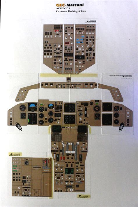 Boeing 767 300 Cockpit Instrument Panels Rochester Avionic Archives