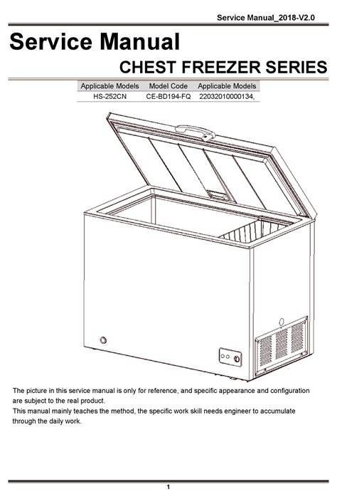 Midea Chest Freezer Series Service Manual Pdf Download Manualslib