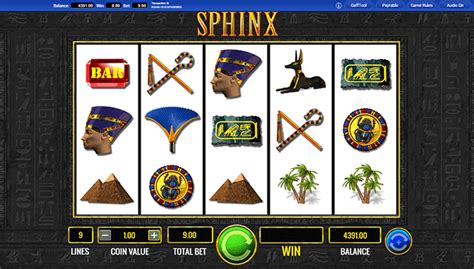 play  sphinx slot machine  spielo game