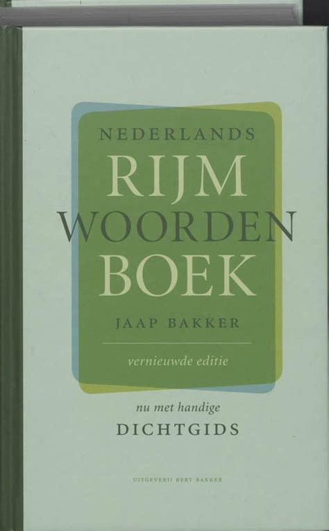 nederlands rijmwoordenboek jaap bakker  boeken bolcom