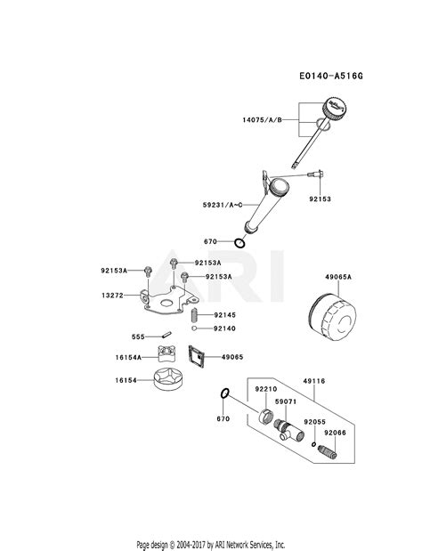 kawasaki frv bs  stroke engine frv parts diagram  lubrication equipment