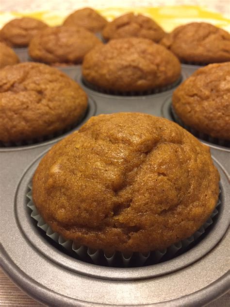 easy pumpkin muffins recipe  giant  moist muffins melanie