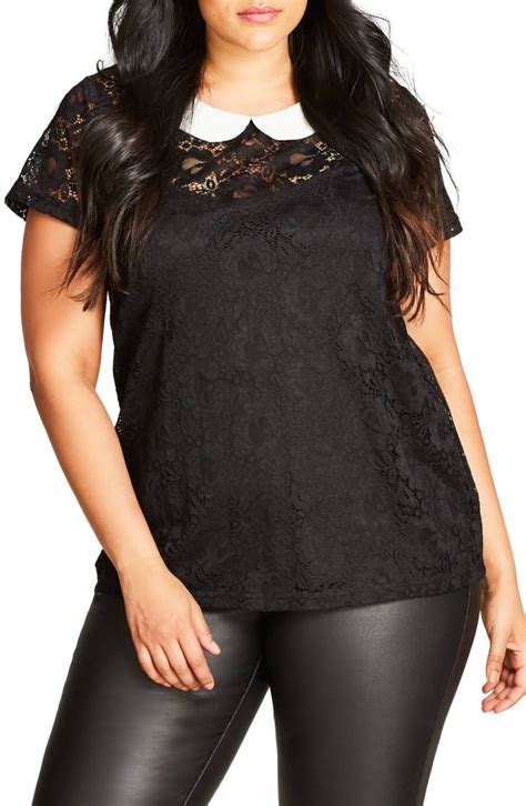 City Chic Sweet Lace Top American Horror Story Cult