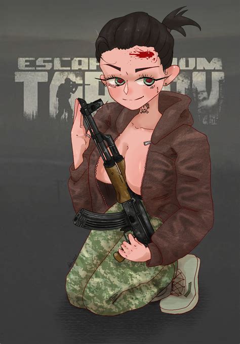 Rule 34 Ak47 Camouflage Pants Escape From Tarkov Female Female Focus