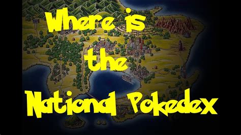 Where Is The National Pokedex Pokemon Fire Red Leaf