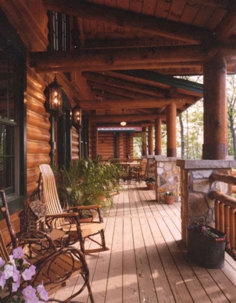 log cabin porches  southern home pinterest